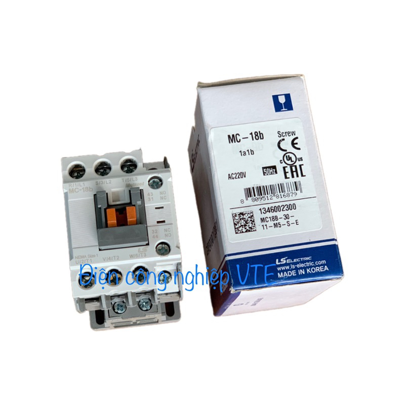 Khởi Động Từ Contactor LS MC-18b 220V Hàng Chính Hãng
