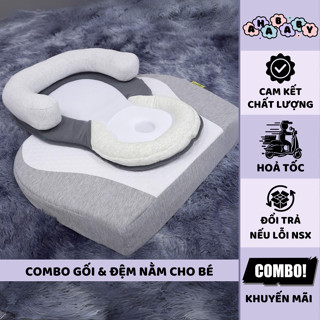Combo Gối chống trào ngược Babymoov và đệm ngủ đúng tư thế JJOVCE