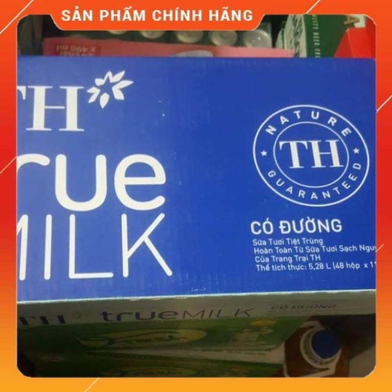 Thùng sữa TH true milk có đường 110ml