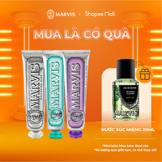Combo 3 Tuýp Kem Đánh Răng Marvis Whitening Mint, Anise Mint & Jasmint Mint 85ML