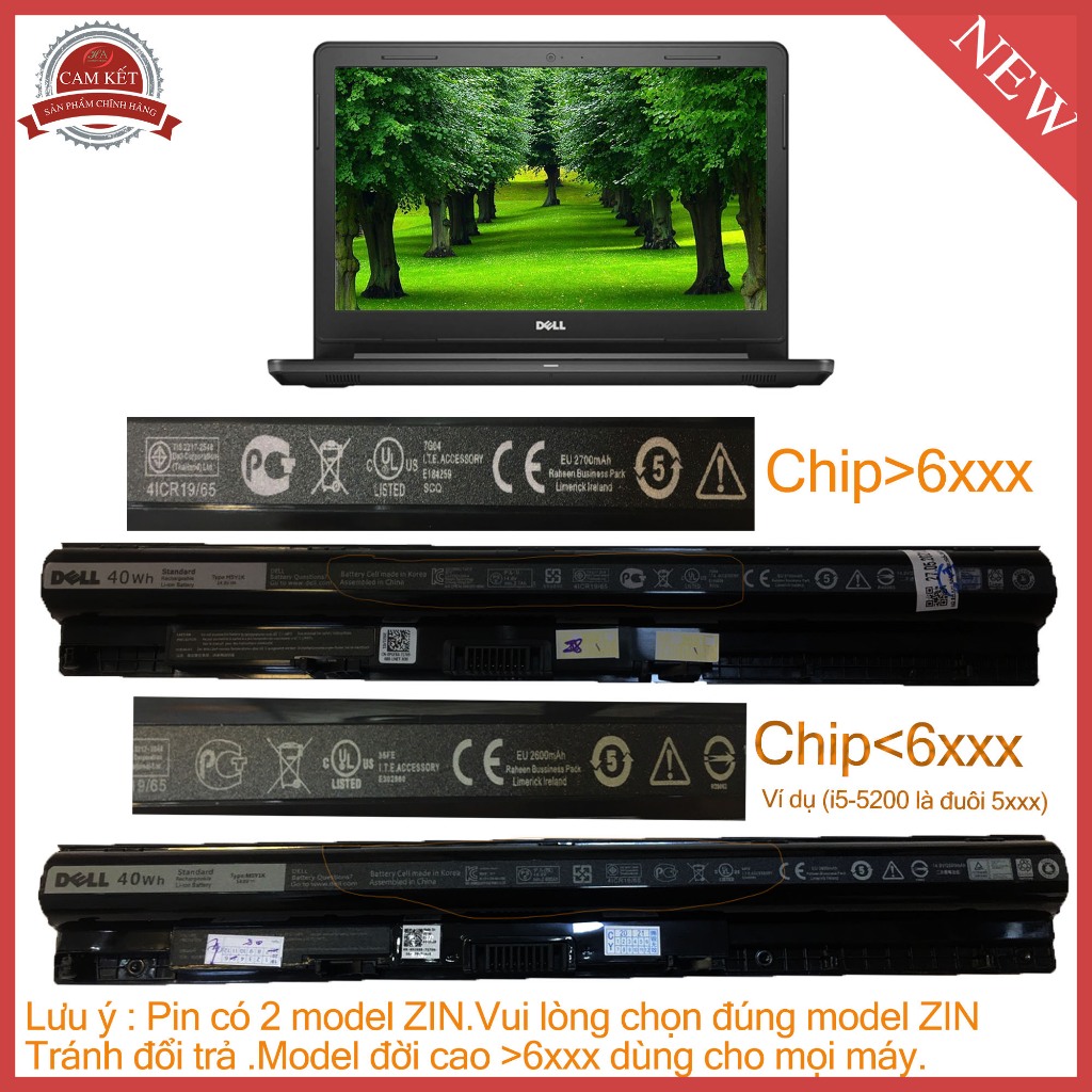 Pin Sạc dell Vostro 14 3468