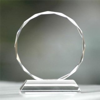 Cúp pha lê hình tròn 15 cm