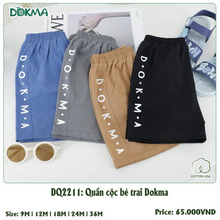 DOKMA - Quần đùi dokma cho bé trai
