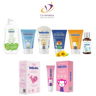 Bộ sản phẩm KUTIESKIN cho bé (dưỡng ẩm/ chàm sữa/ ngứa, hăm) [kutiskin, cutieskin, kutiekin, kem em bé, atoskin]