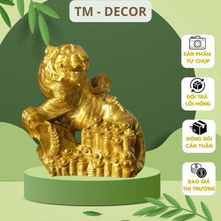 Tượng hổ phong thủy trang trí nhà cửa, decor phòng khách, trang trí bàn làm việc TM Decor