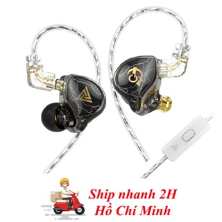 Tai nghe Bass QKZ x HBB, Sử dụng Driver Dynamic, Thiết kế đẹp, Bản có Micro