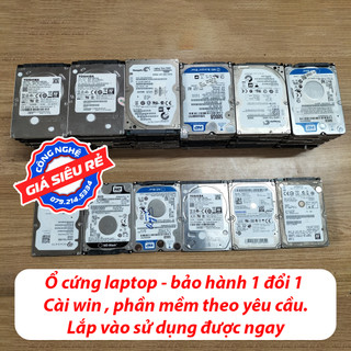 Ổ cứng laptop 500GB 250GB 160Gb 120GB HDD  Kèm box di động - hàng kho rã máy bảo hành 6 tháng