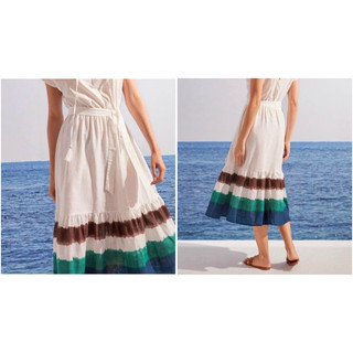 Váy maxi linen M.N.G dư xịn