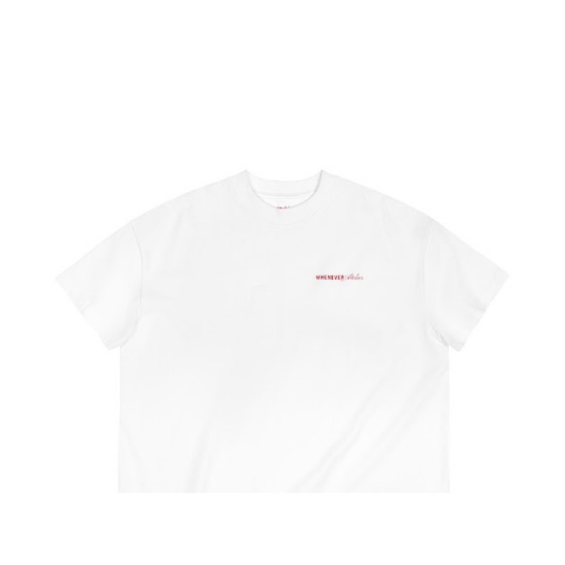 WHENEVER" LOGO OVERSIZE T- SHIRT