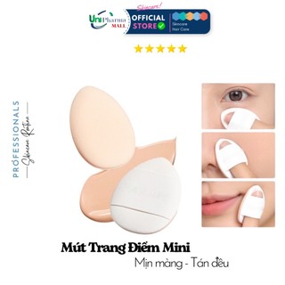 Mút tán ngón tay mini - mút tán kem nền, kem khuyết điểm, cushion