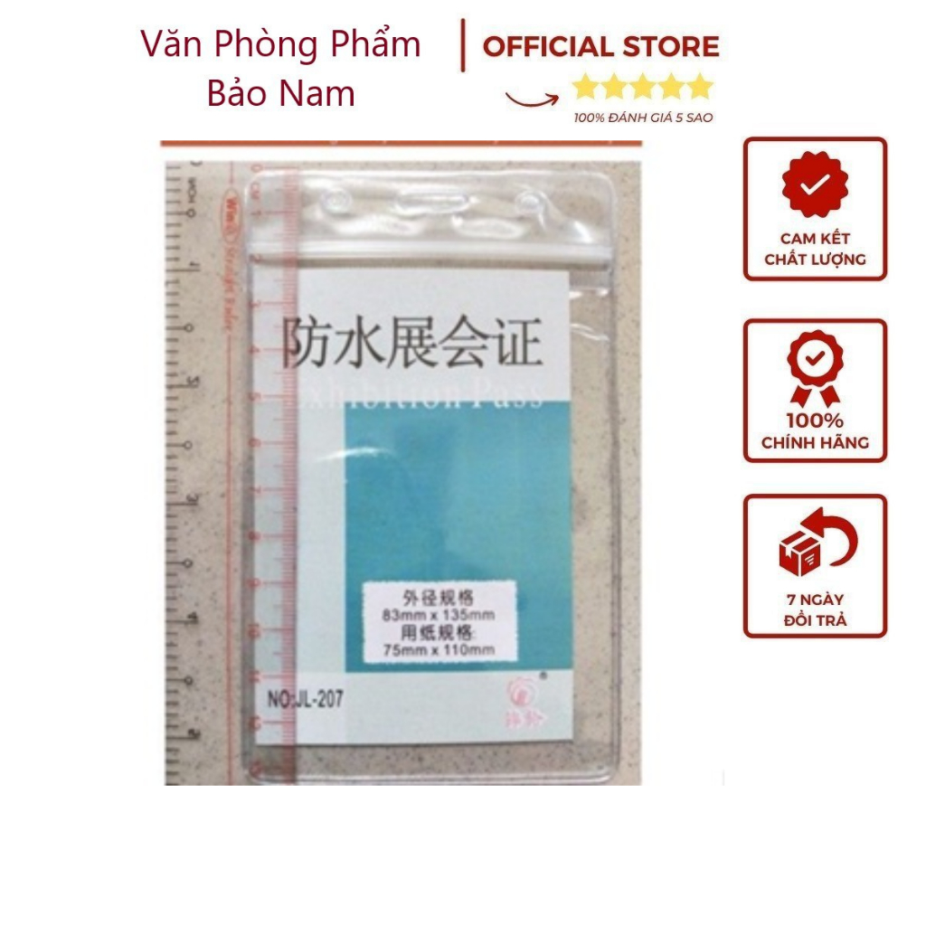 Thẻ đeo/mặt thẻ/dây đeo thẻ/nhựa dẻo trong suốt 108, 208, 107, 207 phù hợp cho văn phòng, sinh viên học sinh