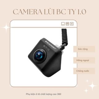 Camera lùi góc rộng hồng ngoại chống nước IP68 kính 5 lớp, chính hãng của Đức, Blaupunkt BC TY 1.0