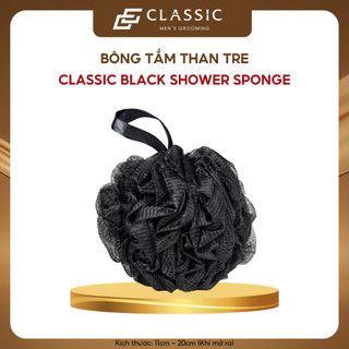 Bông Tắm Nam Than Tre Classic Black Shower Sponge