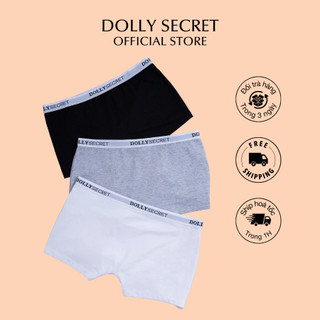 Quần Lót Nữ Quần Bảo Hộ  DOLLY SECRET Quần Lót Mặc Trong Váy Dáng Đùi BOXER DOLLY SECRET Đáy 2 Lớp Kháng Khuẩn DS09