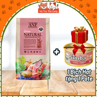 2Kg Thức ăn Hạt hữu cơ ANF Kitten 6Free Hàn Quốc dành cho Mèo con