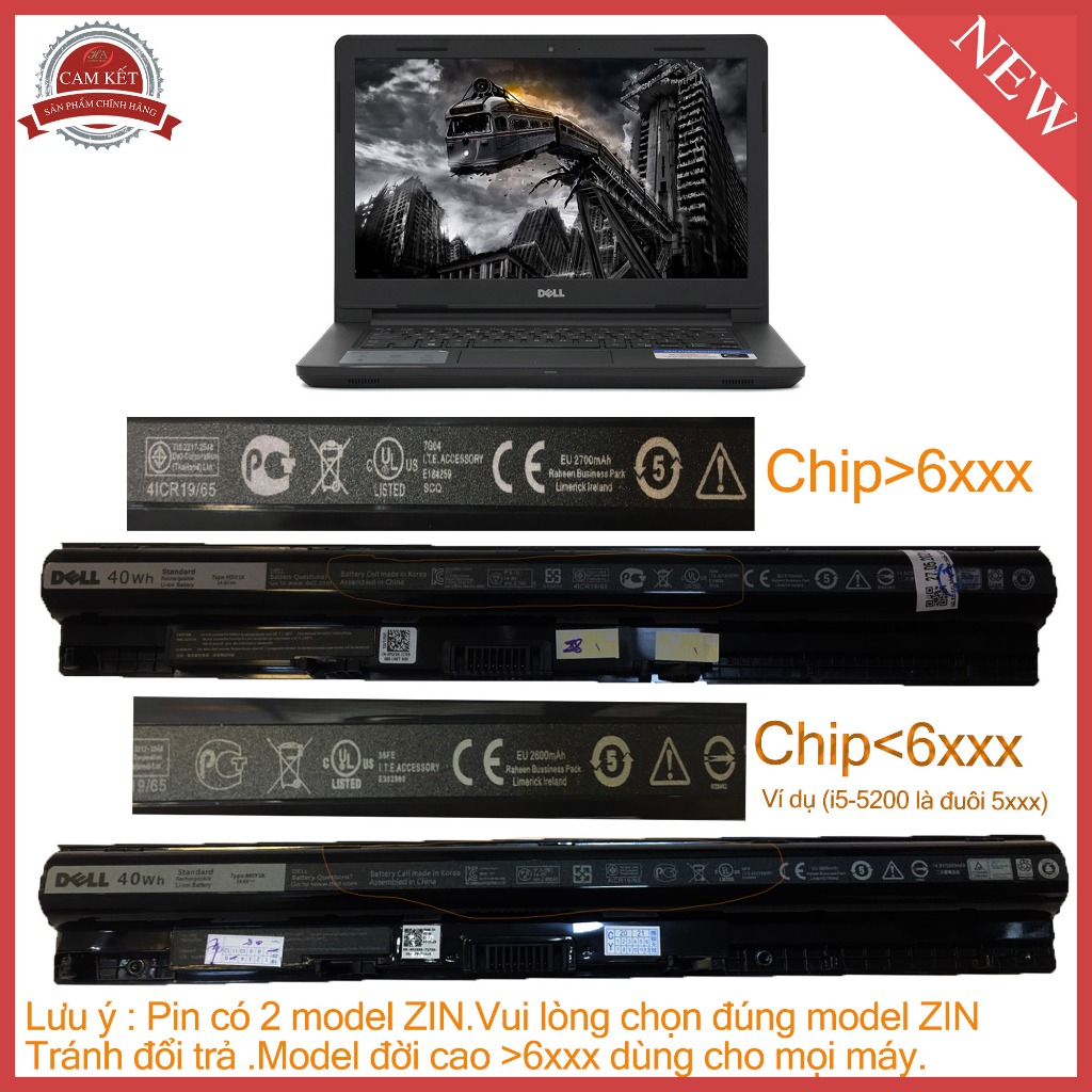Pin Sạc dell Inspiron 14 3467