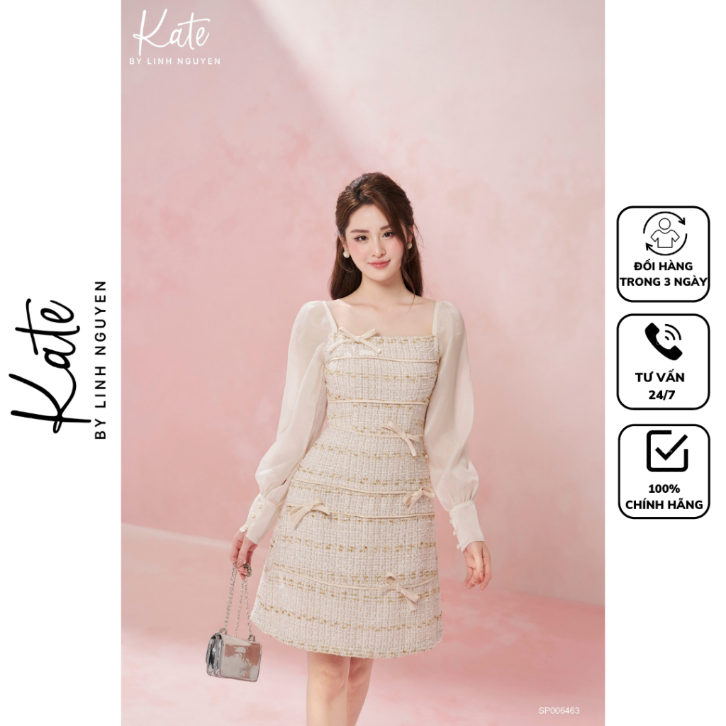 Đầm Bohee Dress 6463 thời trang thiết kế Kate by Linh Nguyen