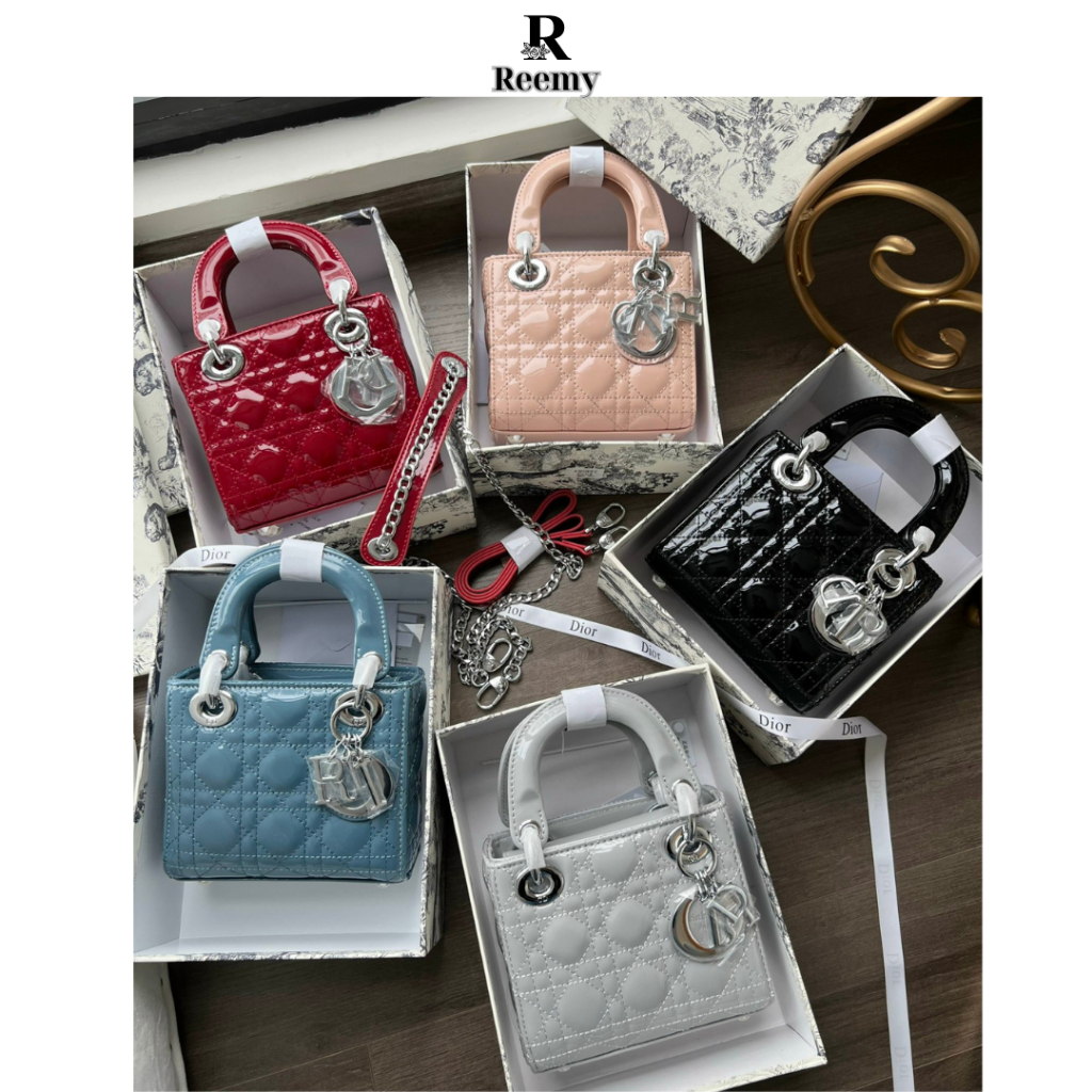 Túi Xách Dior LaDy 3 Ô Cực Xinh 2024