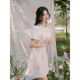 TIELA Đầm váy hoa cổ yếm - Godiva Dress