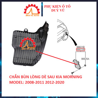 Kia morning chắn bùn lòng dè sau, chắn bùn hông sau kia morning đời 2008-2011 2012-2020