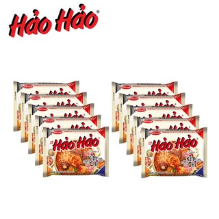 Combo 10 gói mì hương vị lẩu kim chi hàn quốc korean kimchi hotpot flavored noodle hảo hảo acecook