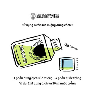 [Quà Tặng] Nước súc miệng MARVIS Strong Mint 30ML