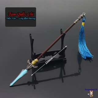 Mô hình sưu tầm Triệu Vân Long Đảm thương 22cm Tam Quốc Chí