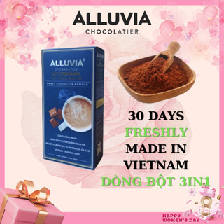 Bột cacao sữa 3in1 nguyên chất thơm ngon vị đậm đà Alluvia Chocolate