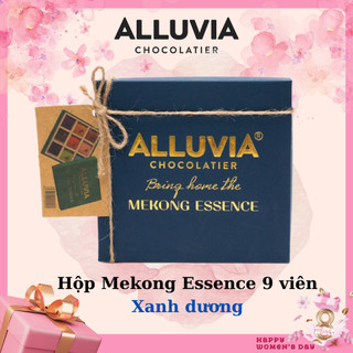 Hộp quà tặng socola nguyên chất Mekong Essence 9 viên Alluvia Chocolate