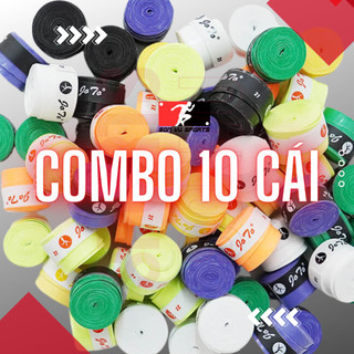Combo 10 Cuốn Cán Vợt JOTO Chính Hãng,Quấn cán vợt Cầu Lông, Tennis êm tay, chống trơn trượt