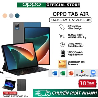 2024 MẪU MỚI Oppo Pad A 10 Android 12.0 12 inch [RAM 32GB 512GB ROM] Máy tính bảng Android hai SIM 4G LTE WiFi 2.4/5G