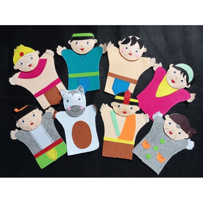 Đồ dùng mầm non-rối tay kể chuyện Thánh Gióng