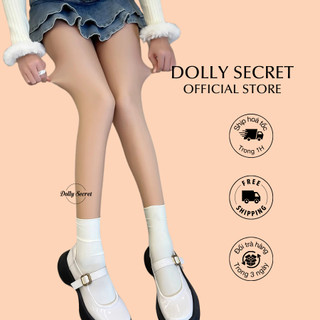 Quần Tất Che Khuyết Điểm Mùa Đông DOLLY SECRET Quần Tất 2 Lớp Siêu Dai Giữ Ấm Thon Gọn Thật Chân T40