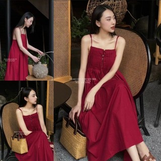 Đầm maxi 2 dây mùa hè/Đầm đi biển hay dạo phố