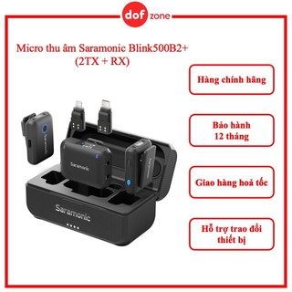 Micro thu âm Saramonic Blink500B2+ - Hàng chính hãng