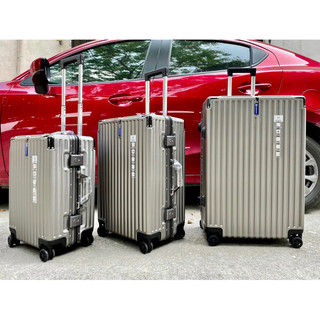Vali Khung Nhôm Hùng Phát 6001 Khóa Sập size 20/24 Bo 4 Góc Chống Va Đập Bảo Hành 2 năm