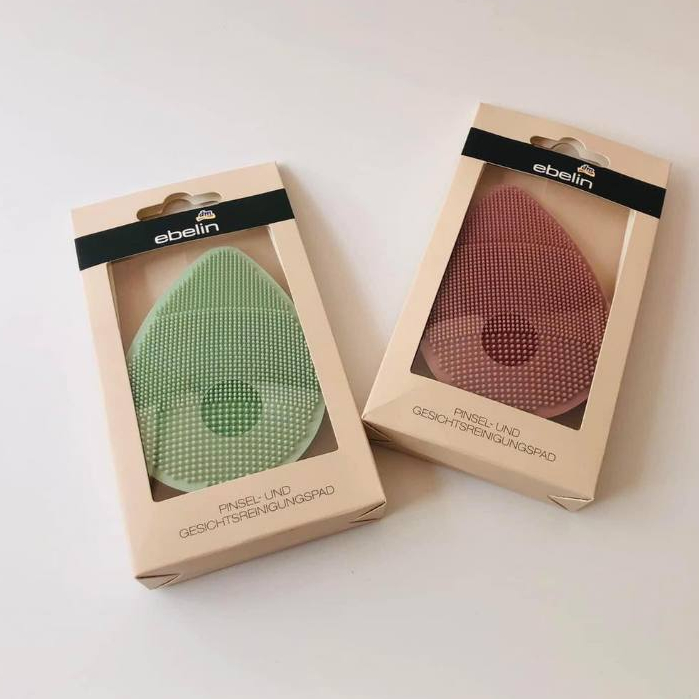 Miếng rửa mặt EBELIN của Đức - Siêu mềm - Siêu sạch!