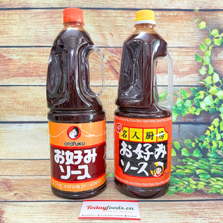 [DATE MỚI 10/2025] Sốt bánh bạch tuộc Takoyaki, Sốt Bánh Xèo Nhật Bản - OKONOMI SAUCE 2.1KG