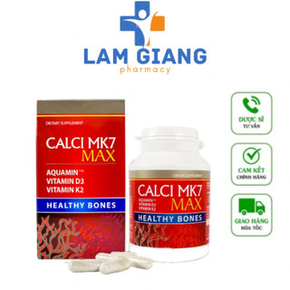 Canxi tảo biển đỏ Calci Mk7 Max giúp xương chắc khỏe hỗ trợ phát triển chiều cao cho trẻ