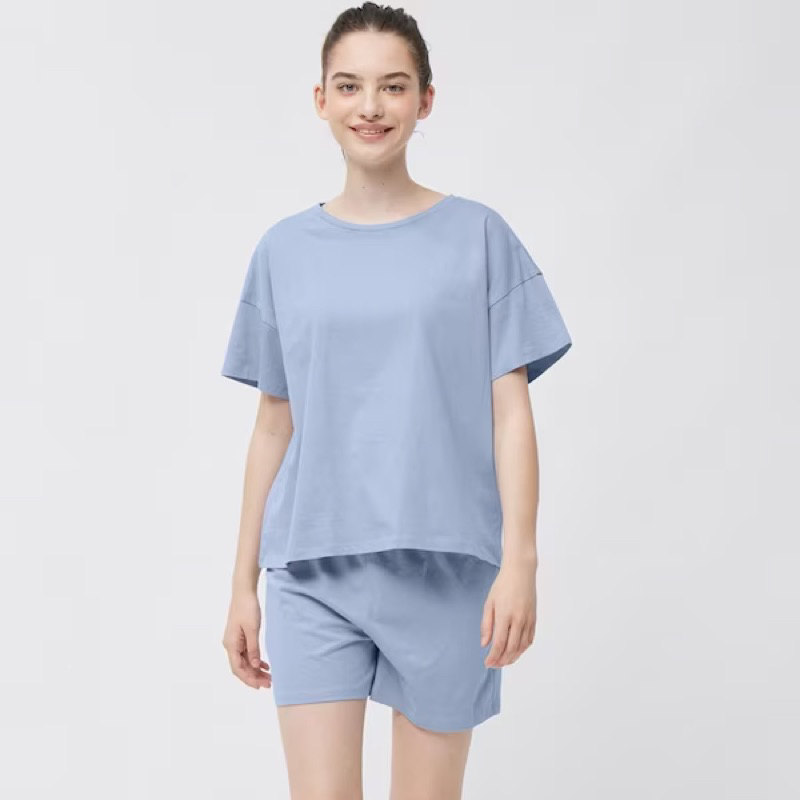 Bộ mặc nhà Gu trơn 100 cotton