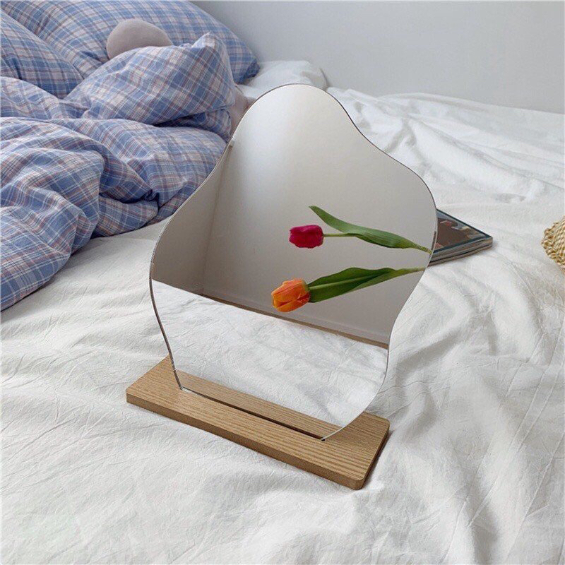 Gương mây trang trí, làm thủ công