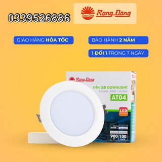 Đèn LED Âm Trần Rạng Đông 5W, 7W ChipLED SAMSUNG (DAT04), Vỏ Nhôm Đúc, Nguồn Rời