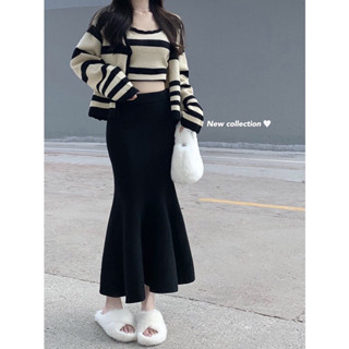  Chân váy nữ  chân váy len đuôi cá nhiều màu co giãn xinh xắn hàng Quảng Châu chất đẹp phù hợp đi làm đi học tôn dáng. 