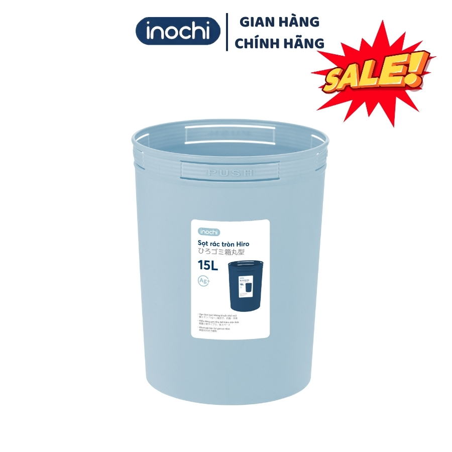  Sọt đựng rác inochi đựng trong văn phòng nhà bếp thùng rác nhựa để phòng ngủ phòng khách nhà vệ sinh tiện lợi 