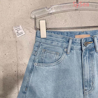 [bigsize 55-100kg] Short Jeans Trơn Basic trơn Xanh Đậm , Xanh Nhạt  Bigsize Nữ 55-100kg SAN JEANS BIGSIZE