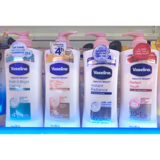 Sữa dưỡng thể sáng da và chống nắng vaseline chai 350ml
