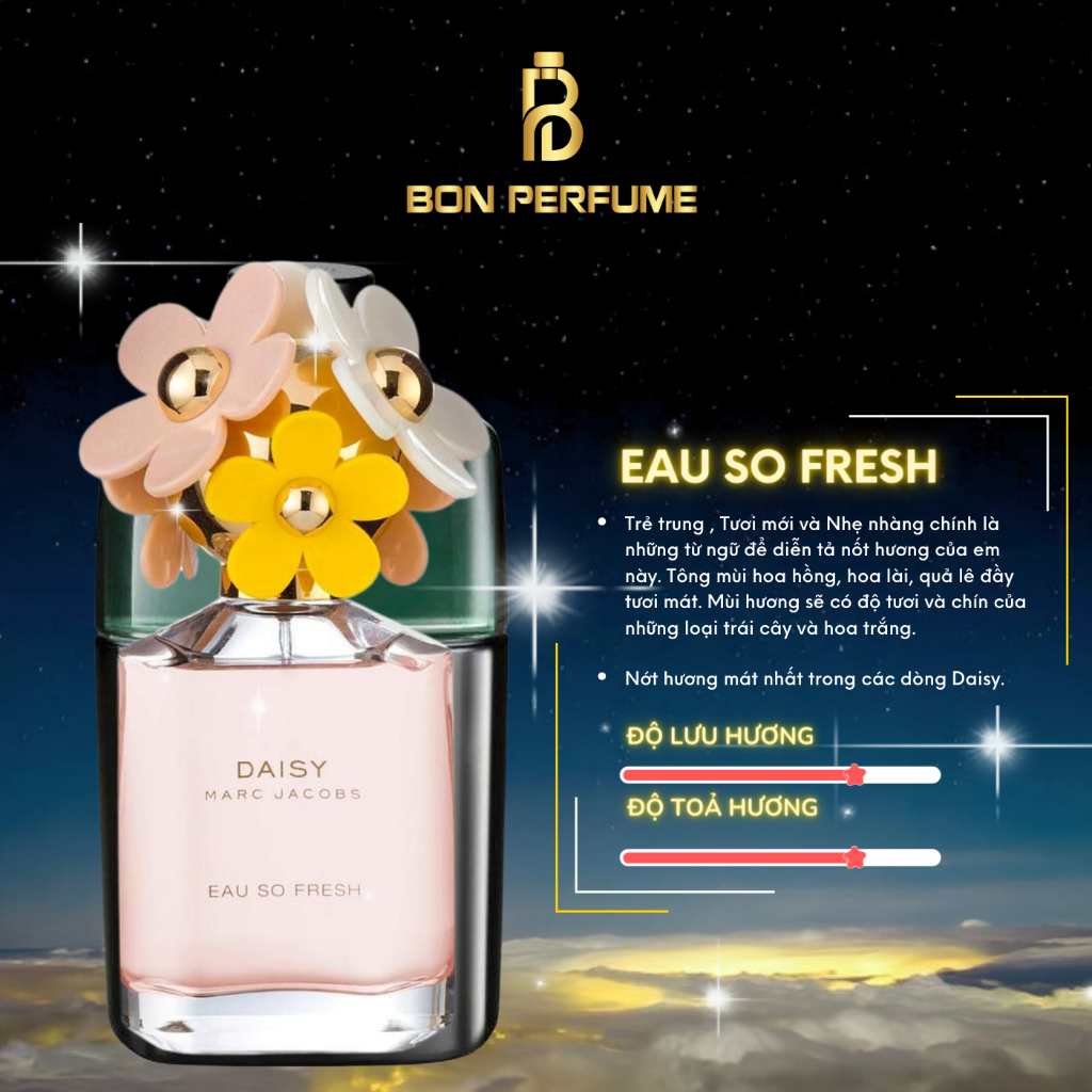 Nước hoa nữ DAISY EAU SO FRESH EDT 10ml