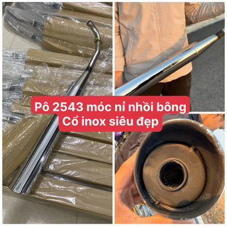 Pô 2543 móc nỉ nhồi bông loại 1 gắn wave50-100, dream, cub… âm thanh siêu lực