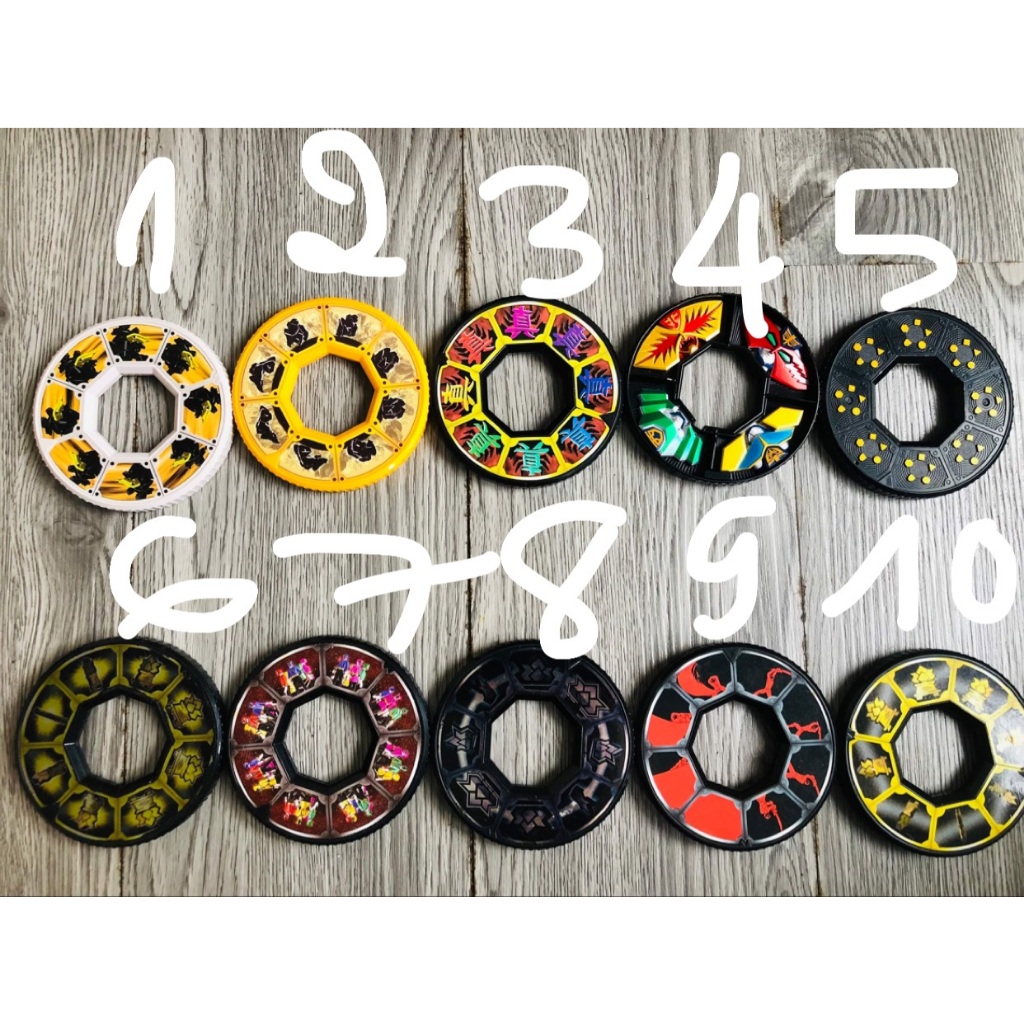 Đồ chơi đĩa shinkenger các loại
