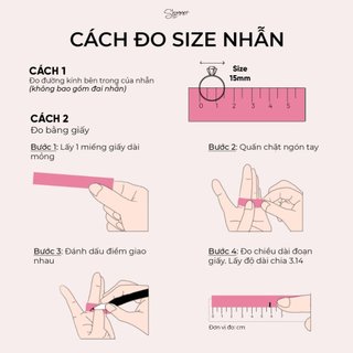 [OUTLET] Nhẫn Bạc 925 Nữ - Outlet 1 - Shimmer Silver